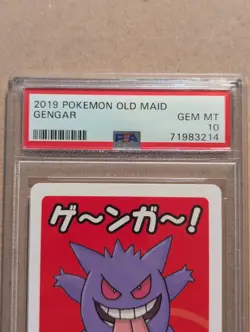 PSA 10 Gengar 2019 Old Maid Babanuki Japanese Gem Mint Pokemon Card - Image 2