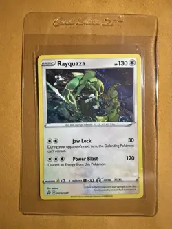 Rayquaza Pokemon TCG Sword And Shield Black Star Promo Holo Card #SWSH029 - Image 3