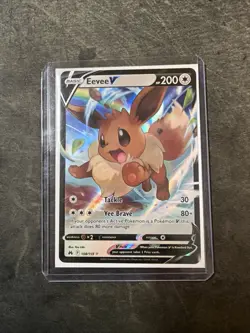 Eevee V 108/159 Crown Zenith NM Ultra Rare Pokemon Card - Image 1