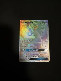 Lugia GX 2018 Full Art Secret Rare Rainbow Lost Thunder Card 227/214 Sun & Moon - Image 1