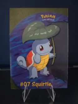 2000 Topps Pokemon Squirtle PC4 TV Animation Clear Card 07 - Image 1