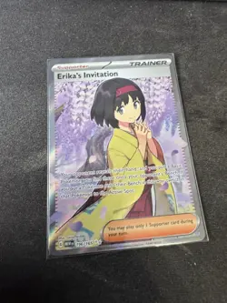 Pokemon TCG Erika's Invitation Scarlet Violet-151 Holo Ultra Rare Card 196/165 - Image 1
