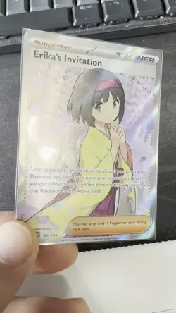 Pokemon TCG Erika's Invitation Scarlet Violet-151 Holo Ultra Rare Card 196/165 - Image 2