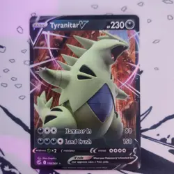 Tyranitar V Fusion Strike 158/264 LP Pokemon Card TCG - Image 1