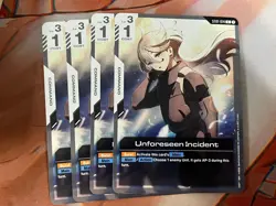 Gundam Card Game Starter Deck Unforeseen Incident ST01-014 Heroic Beginnings x4 - Image 1