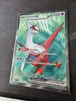 Pokemon TCG Latvia's EX Surging Sparks Ultra Art Rare Card 220/191 Near Mint NM - Image 3
