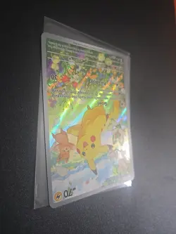 Pokemon Scarlet & Violet Pikachu SVP FULL ART 088 Promo Card - NEAR MINT - Image 3