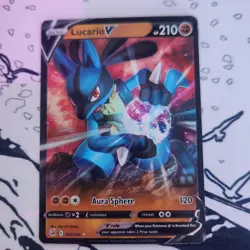 Lucario V 146/264 NM Fusion Strike Ultra Rare Holo Pokemon Card TCG - Image 1