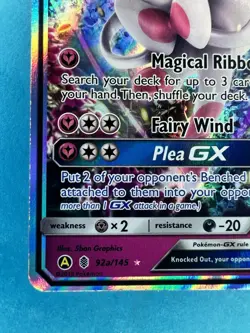 Pokemon Sylveon GX ALTERNATE ART 92a/145 Full Eeveelution -ULTRA RARE Card - Image 4