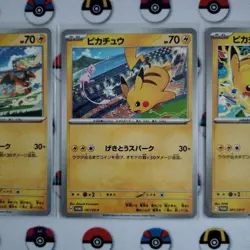 Pikachu Gekitou Spark Promo Card Set of 3 - Image 4