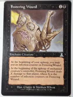 Festering Wound - Urza's Destiny - Magic the Gathering MTG Nice! - Image 1