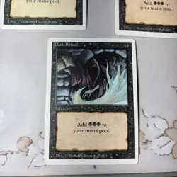 Dark Ritual Revised Edition Regular Light Play Character MTG 1994 WOC - Image 1