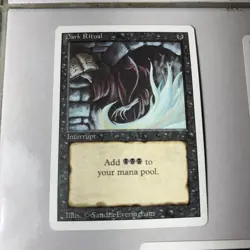 Dark Ritual Revised Edition Regular Light Play Character MTG 1994 WOC - Image 3