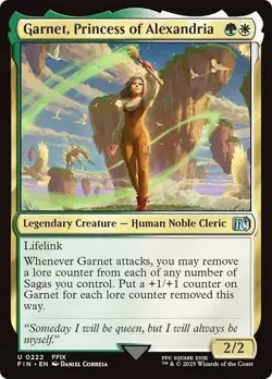 GARNET, PRINCESS OF ALEXANDRIA mtg NM-M Final Fantasy Uncommon - Image 1