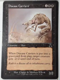 Disease Carriers - Urza's Destiny - Magic the Gathering MTG Nice! - Image 1