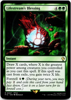 Lifestream's Blessing [Commander: Final Fantasy] MTG Magic 🌳🌳 - Image 3
