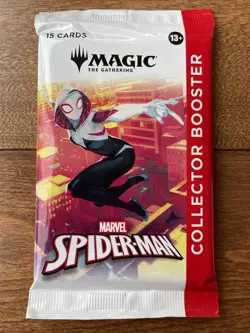 🔥 Sealed Magic The Gathering MTG Marvel's Spider-Man Collector Booster Pack - Image 1