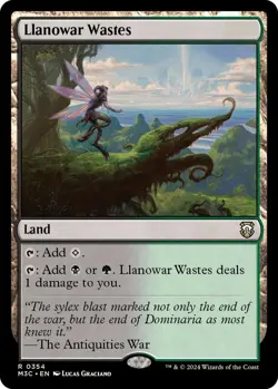 Llanowar Wastes 354 MTG Commander M3C Rare NP - Image 1