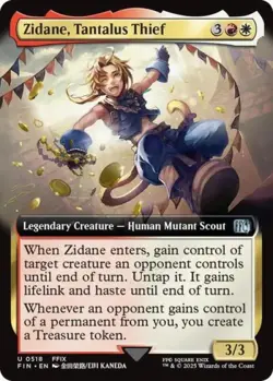 MTG English Zidane, Tantalus Thief (Extended Art) NM Foil - Image 1