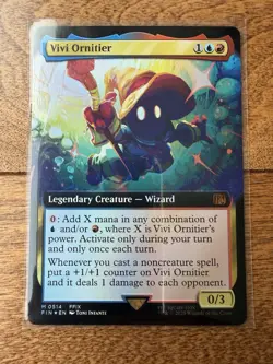 Magic MTG Final Fantasy - Vivi Ornitier EXTENDED ART FOIL 0514 - Image 1