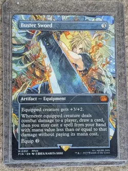 MTG - Buster Sword - Borderless - FIN 351 - Non Foil - Image 1