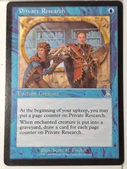 Private Research - Urza's Destiny - Magic the Gathering MTG Nice! - Image 1