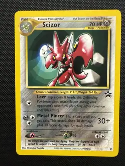 Scizor 33/53 Wotc Promo Regular Pokemon - Image 1