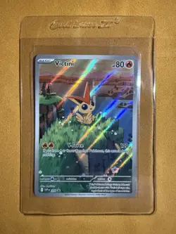 Pokemon Victini #208 Black Star Promo Card Scarlet Violet Holo NM/M - Image 3