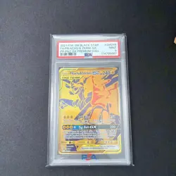 2021 POKEMON SUN MOON BLACK STAR PROMO #SM248 FULL ART PIKACHU & ZEKROM GX PSA 9 - Image 2