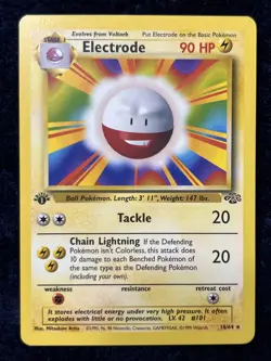 1999 Pokemon Electrode 1st Edition Non Holo Jungle 18/64 SET BREAK vintage - Image 1