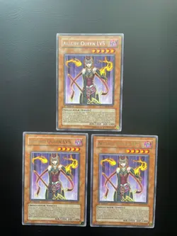 Yugioh Allure Queen LV5 CDIP-EN007 1st Edition Rare LP/MP X3 - Image 1