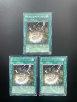 Yugioh Miraculous Rebirth CDIP-EN044 Rare 1st Edition HP X3 - Image 1