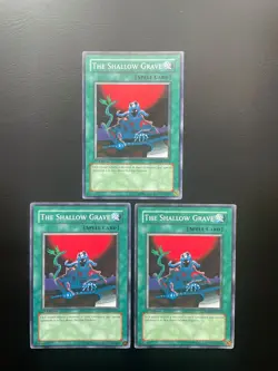 Yugioh The Shallow Grave SDRL-EN023 1st Edition Common HP X3 - Image 1