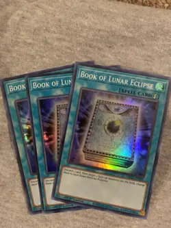 Yugioh! - 3x Book of Lunar Eclipse MP22-EN099 Super Rare 1st Edition Near Mint! - Image 1