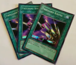 YUGIOH Thousand Knives PCY-003 Secret Mint Pack Fresh Playset x3 ENGLISH Secret - Image 1