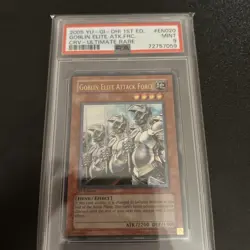 2005 Yugioh Ultimate Rare Goblin Elite Attack Force 1st Ed CRV-EN020 PSA 9 BGS - Image 2