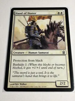 Hand of Honor Saviors of Kamigawa Regular Magic the Gathering MTG - Image 1