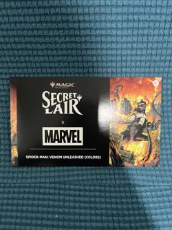 MTG Secret Lair x Marvel Spider-Man Venom Unleashed (Colors) Nonfoil Sealed - Image 1
