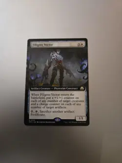 Filigree Vector (Extended Art) Commander: March of the Machine Regular - Image 1