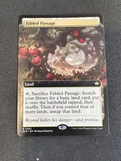 MTG Fabled Passage - Extended Art, NM-Mint, English Bloomburrow - Image 1