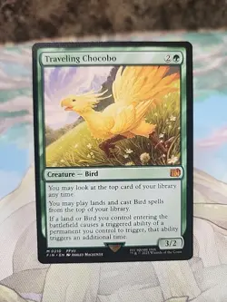 MTG - Traveling Chocobo - Final Fantasy M 0210 - NM Non Foil - Image 1