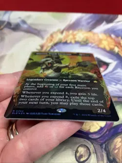 Muerra, Trash Tactician (Borderless) (Raised Foil) Bloomburrow Foil - Image 4