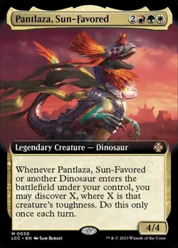 Pantlaza, Sun-Favored (#30) - Foil Extended Art LCC NM MTG - Image 1