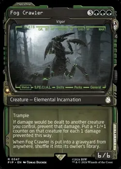 Vigor "Fog Crawler" - Foil Showcase PIP NM MTG - Image 1