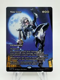 MTG Spider-Man NINE LIVES Borderless Mythic #3 - Image 1