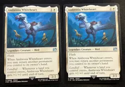 MTG - x2 Ambrosia Whiteheart - Final Fantasy - Pack Fresh!! - Image 1