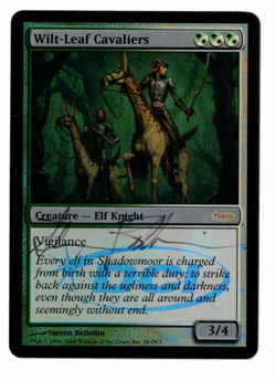 Wilt-Leaf Cavaliers WPN & Gateway Promos Foil Signed by artist Steven Belledin! - Image 1