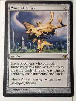 Ward of Bones - Eventide - Magic the Gathering MTG Nice! - Image 1