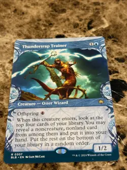 THUNDERTRAP TRAINER Magic MTG Bloomburrow Showcase - Image 1