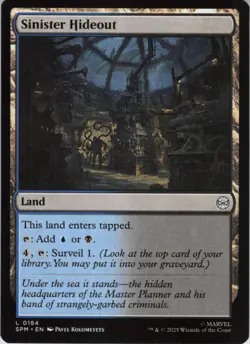 Sinister Hideout L Marvel's Spider-Man 184 NM Normal MTG - Image 1